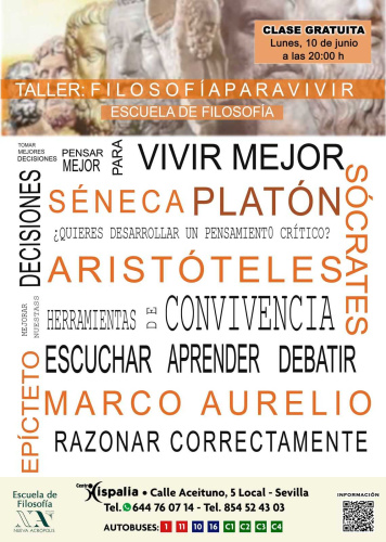 TALLER: FILOSOFÍA PARA VIVIR